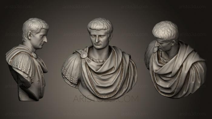Busts and heads antique and historical (BUSTA_0519) 3D model for CNC machine